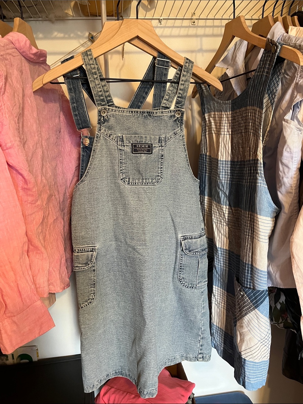 2 denim dresses